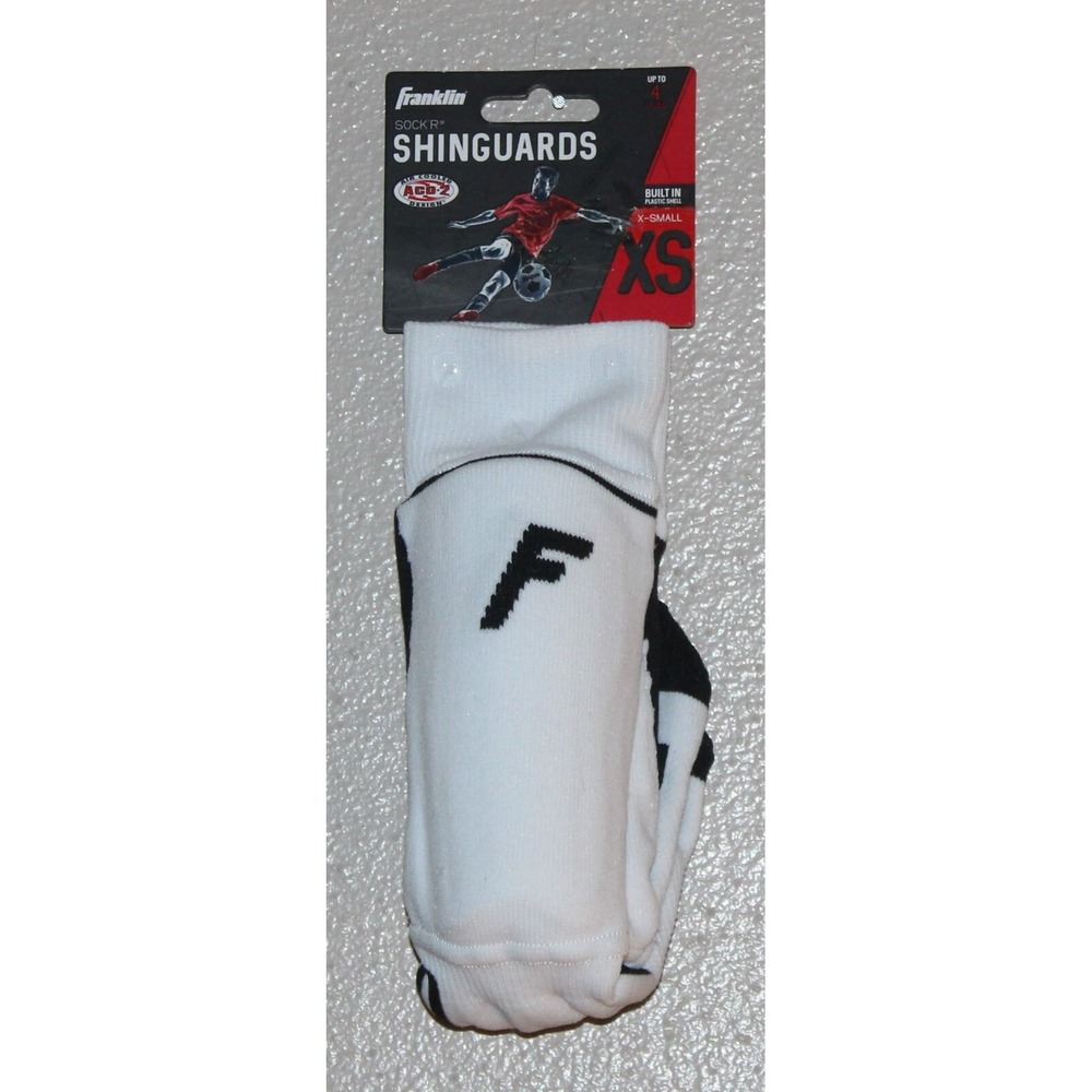 Franklin Sports Shinguards - White - XS